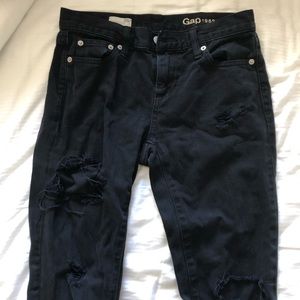 ripped gap jeans
